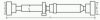 VW 3D0521101R Propshaft, axle drive